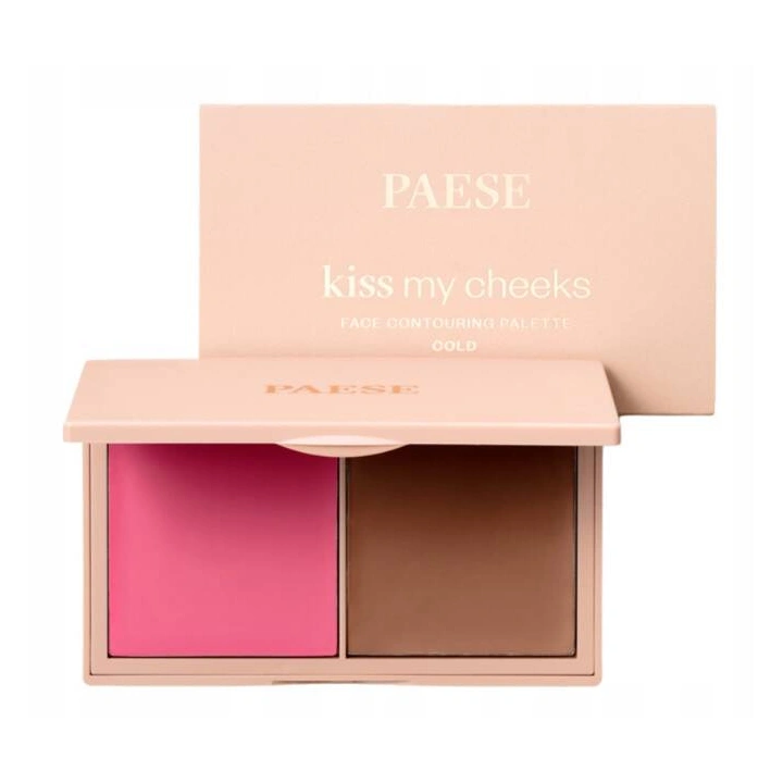 PAESE Kiss My Cheeks paleta do konturowania w chłodnej tonacji Cold 15g
