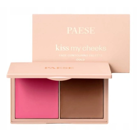 PAESE Kiss My Cheeks paleta do konturowania w chłodnej tonacji Cold 15g