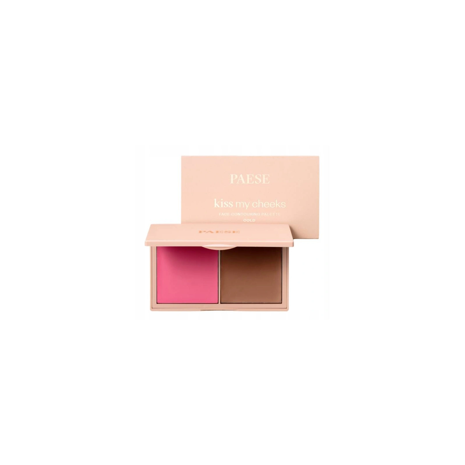 PAESE Kiss My Cheeks paleta do konturowania w chłodnej tonacji Cold 15g