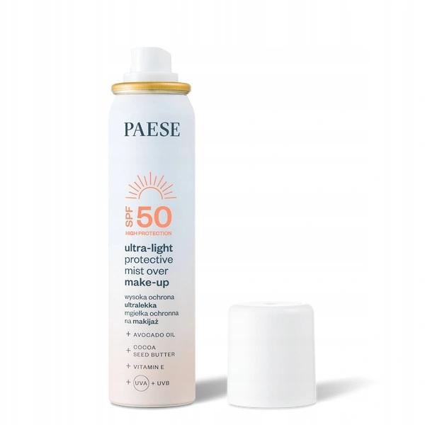 PAESE SPF50 ultralekka mgiełka ochronna na makijaż 75ml