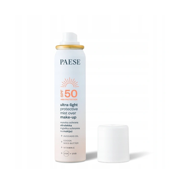 PAESE SPF50 ultralekka mgiełka ochronna na makijaż 75ml