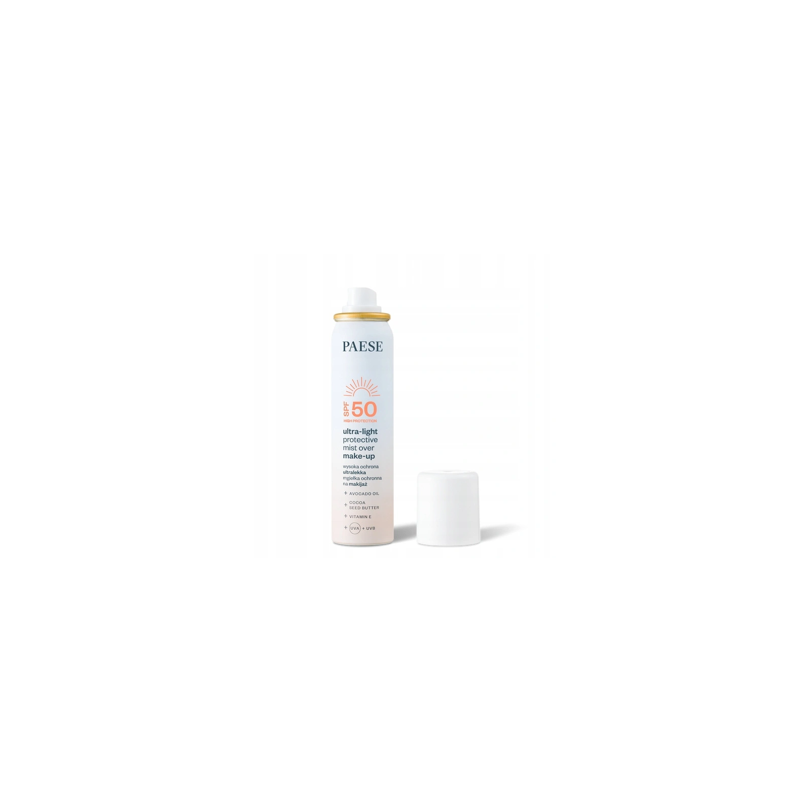 PAESE SPF50 ultralekka mgiełka ochronna na makijaż 75ml