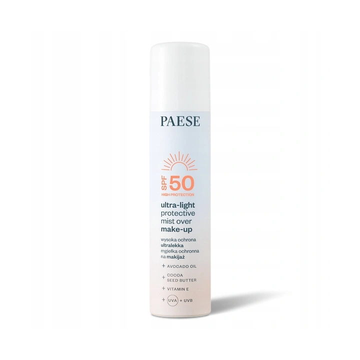 PAESE SPF50 ultralekka mgiełka ochronna na makijaż 75ml