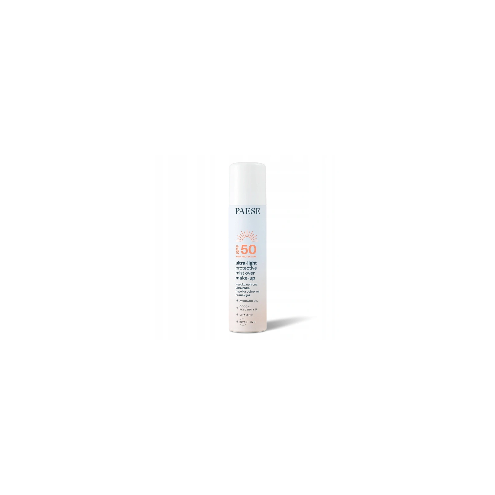 PAESE SPF50 ultralekka mgiełka ochronna na makijaż 75ml