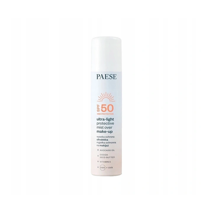 PAESE SPF50 ultralekka mgiełka ochronna na makijaż 75ml