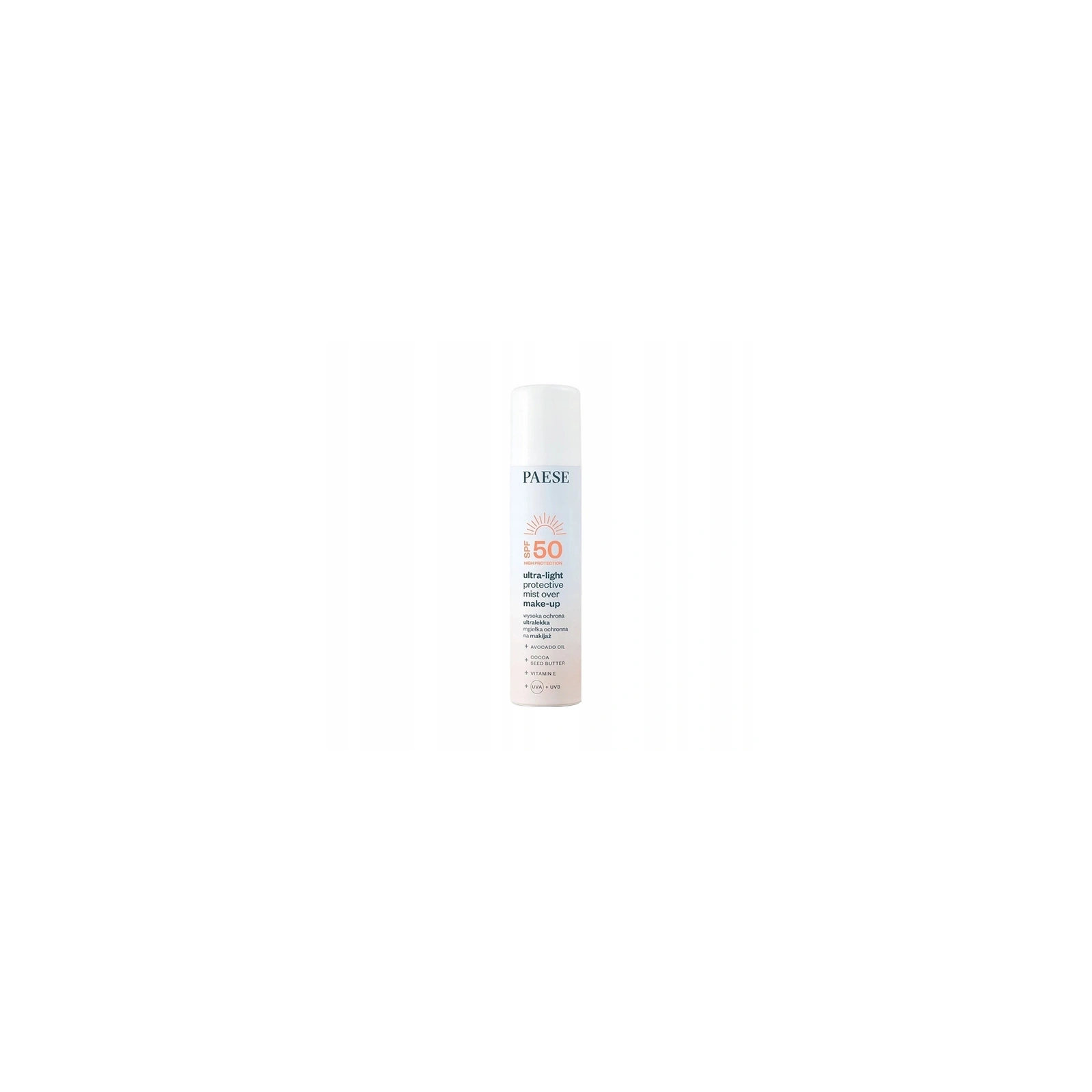 PAESE SPF50 ultralekka mgiełka ochronna na makijaż 75ml