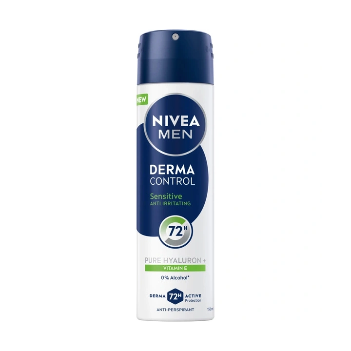 NIVEA Men Derma Control Sensitive antyperspirant w sprayu 150ml