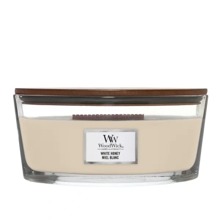 WOODWICK Core Hearthwick świeca w słoiku elipsa WHITE HONEY 453g