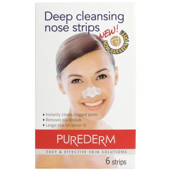 PUREDERM plastry na nos głęboko oczyszczające 6szt