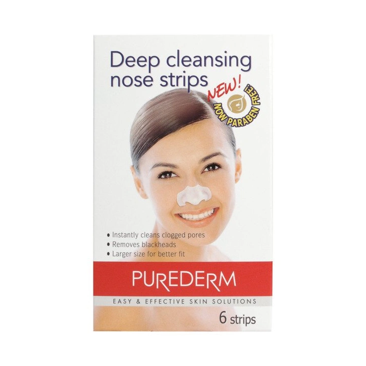 PUREDERM plastry na nos głęboko oczyszczające 6szt
