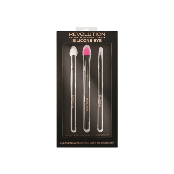 MAKEUP REVOLUTION Silicone Eye zestaw pędzli