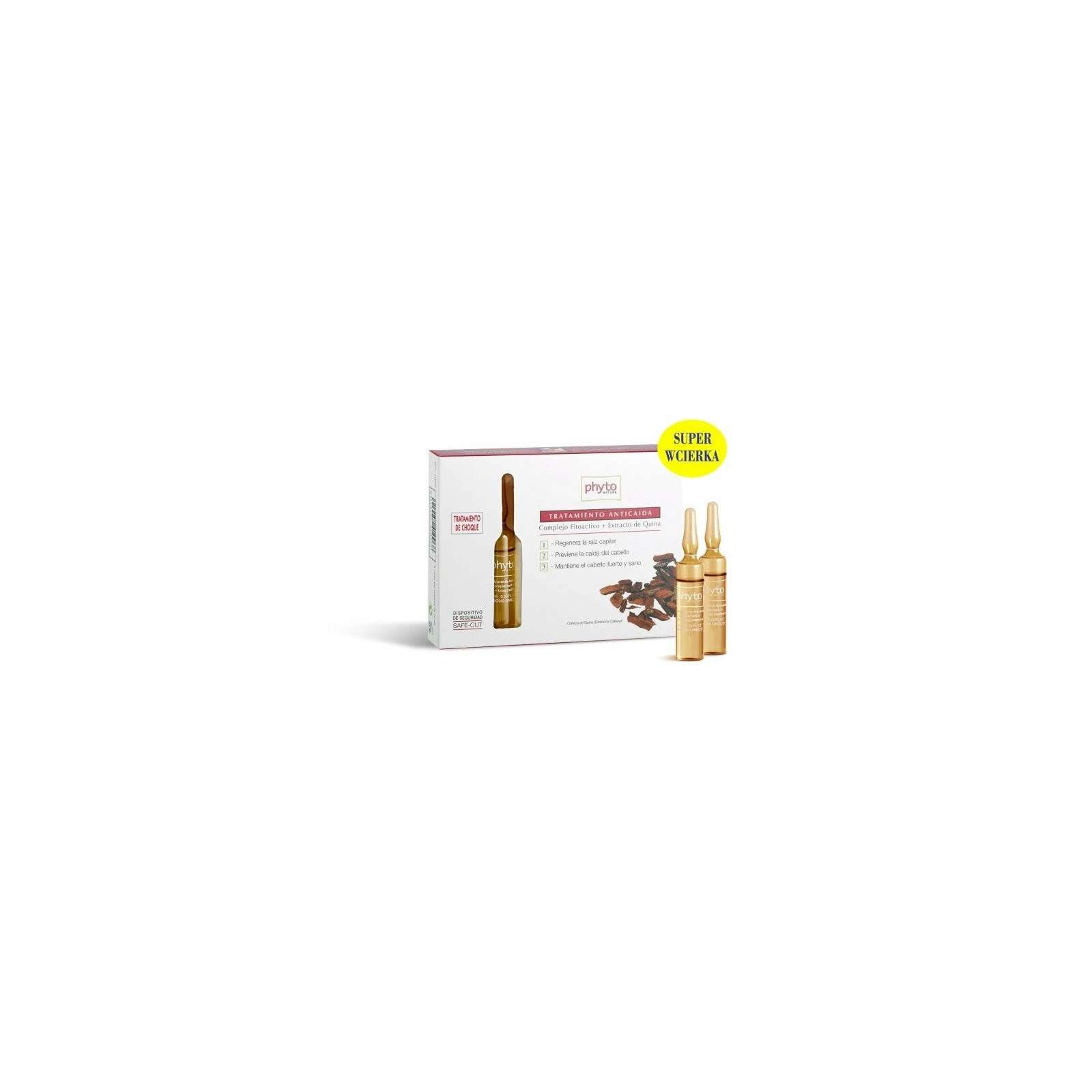 PHYTO NATURE Ampułki przeciw wypadaniu włosów z Chininą 6x10ml
