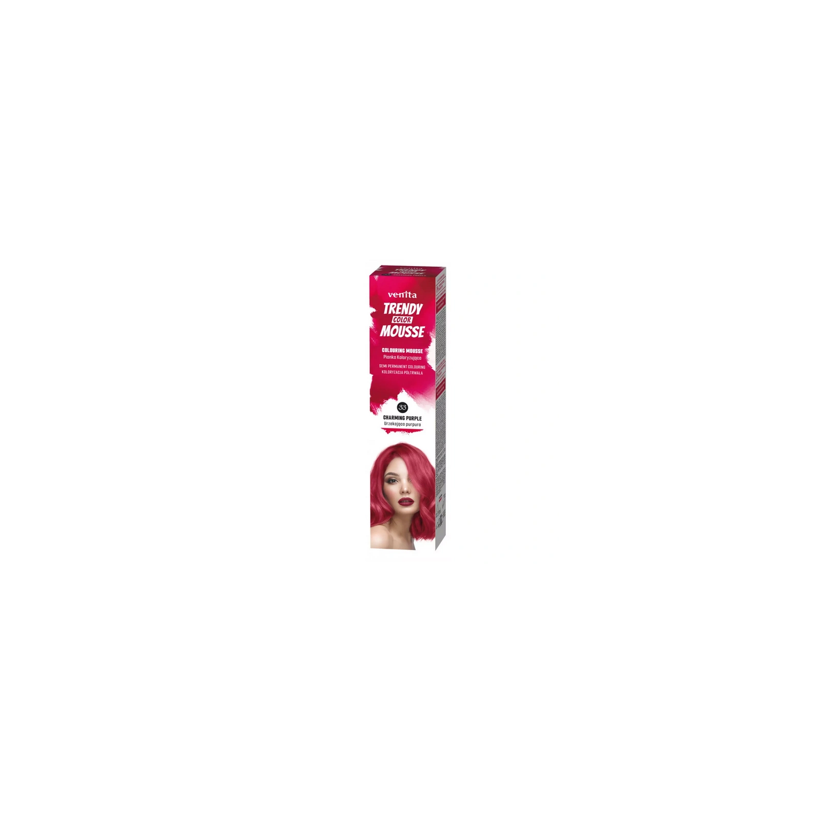 VENITA Trendy Color Mousse pianka koloryzująca 33 Urzekająca Purpura 75ml
