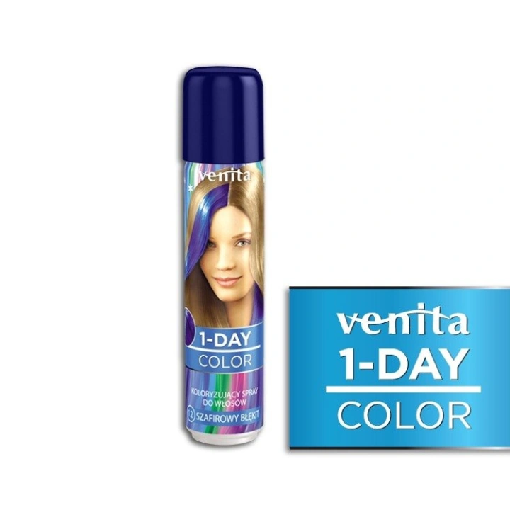 VENITA 1-Day Color spray koloryzujący do włosów 12 Ultra Blue 50ml