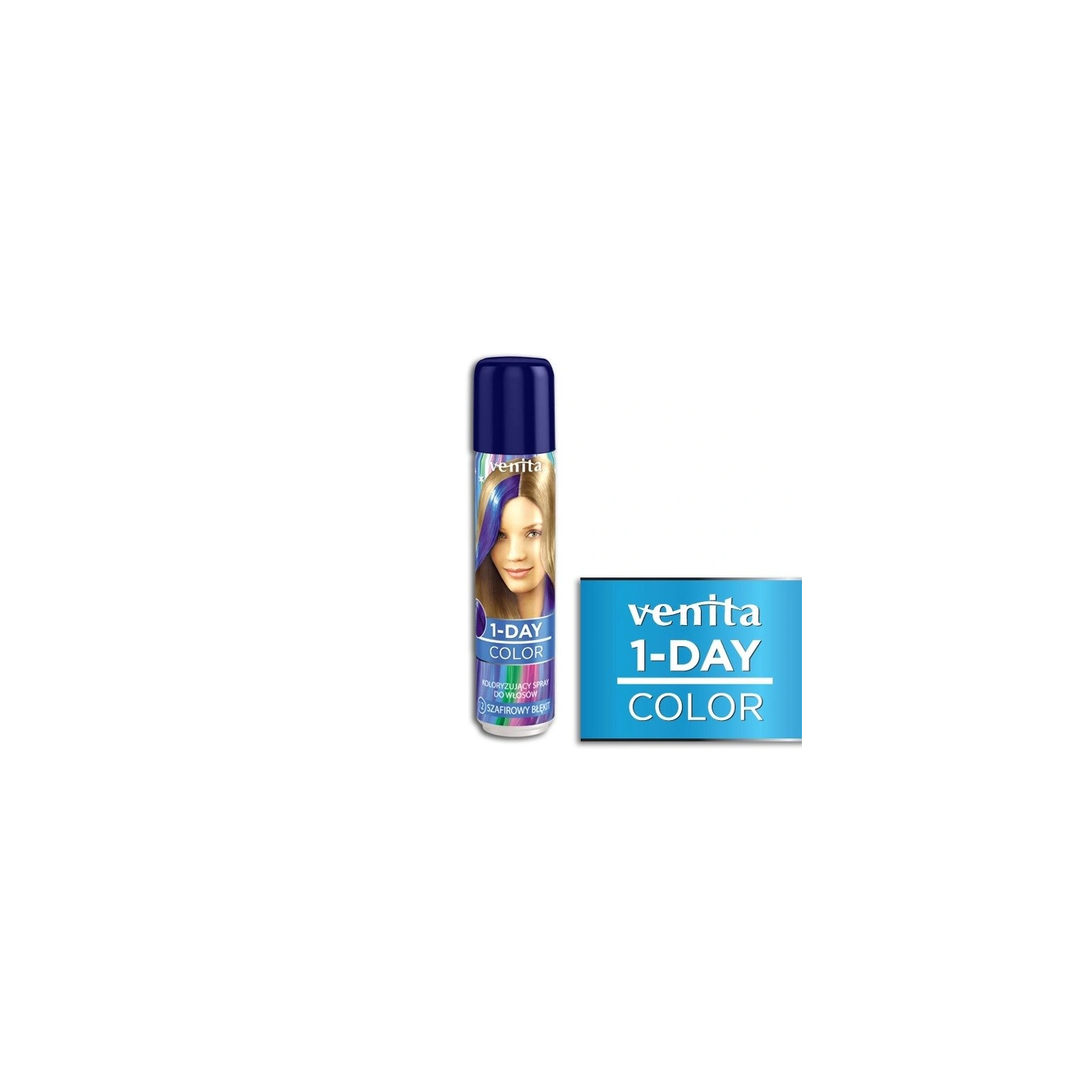 VENITA 1-Day Color spray koloryzujący do włosów 12 Ultra Blue 50ml