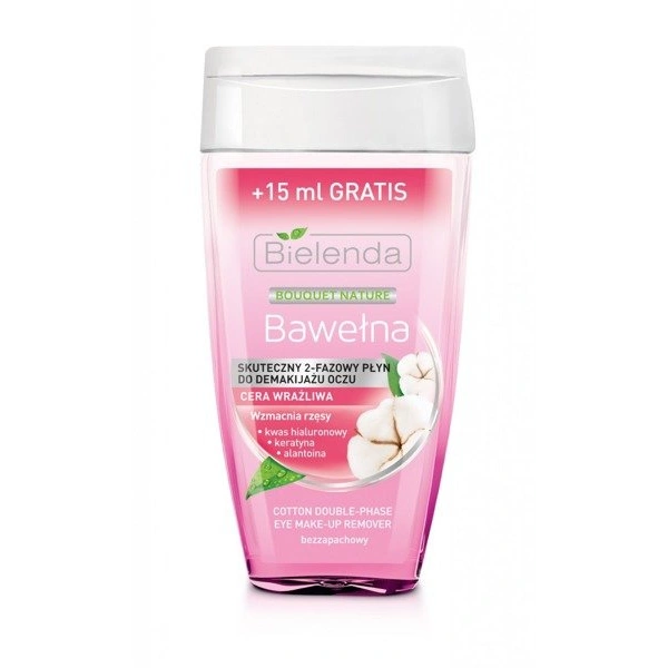 BIELENDA Bawełna dwufazowy płyn do demakijażu oczu 125ml
