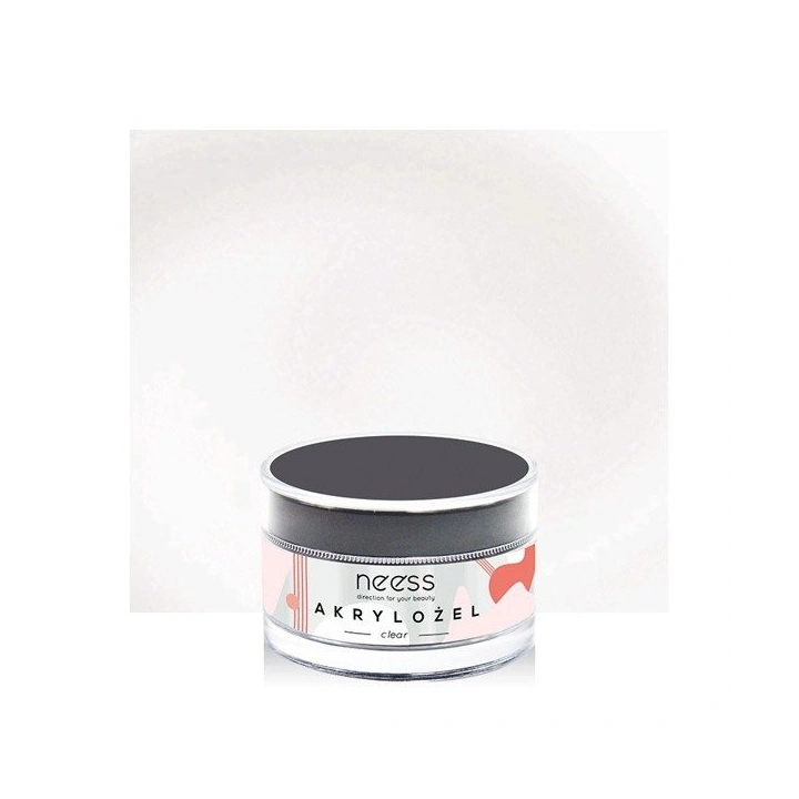 NEESS akrylożel budujący i przedłużający płytkę 7885 Clear 15g