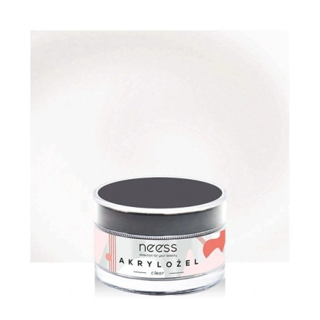 NEESS akrylożel budujący i przedłużający płytkę 7885 Clear 15g