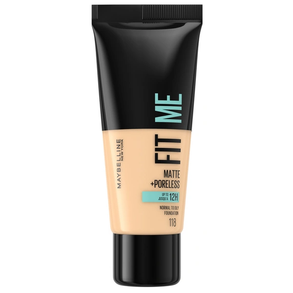 MAYBELLINE Fit Me Matte+Poreless podkład matujący 118 Nude 30ml