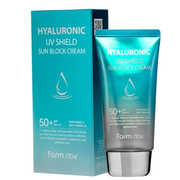 FARMSTAY Hyaluronic Uv Shield bloker przeciwsłoneczny SPF50+ 70ml