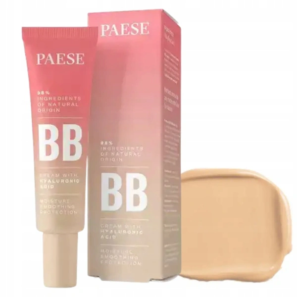 Paese PAESE BB Cream krem do twarzy z kwasem hialuronowym 2,5 Nude 30ml — Składniki i ocena
