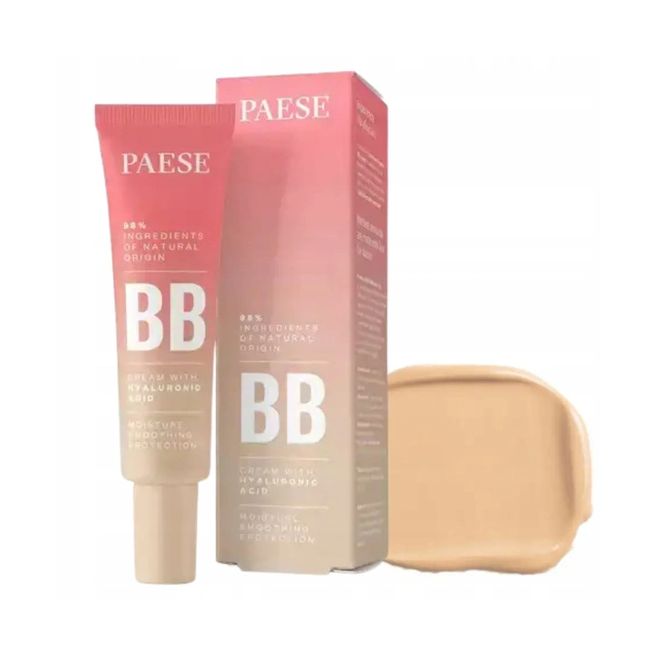 PAESE BB Cream krem do twarzy z kwasem hialuronowym 2,5 Nude 30ml