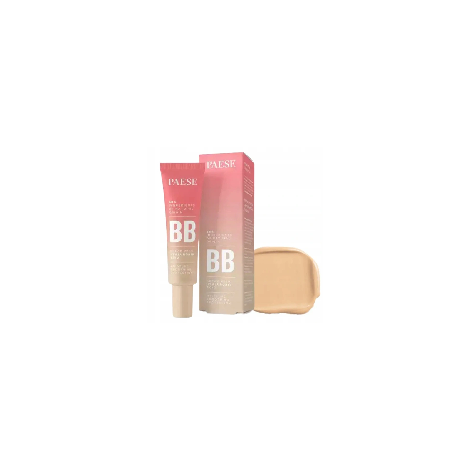 PAESE BB Cream krem do twarzy z kwasem hialuronowym 2,5 Nude 30ml