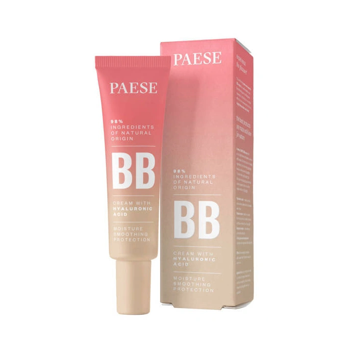 PAESE BB Cream krem do twarzy z kwasem hialuronowym 02N Beige 30ml