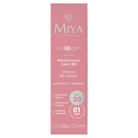 MIYA myBBalm witaminowy krem do twarzy nawilżająca 01 SPF30 30ml