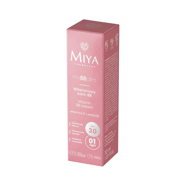 MIYA myBBalm witaminowy krem do twarzy nawilżająca 01 SPF30 30ml