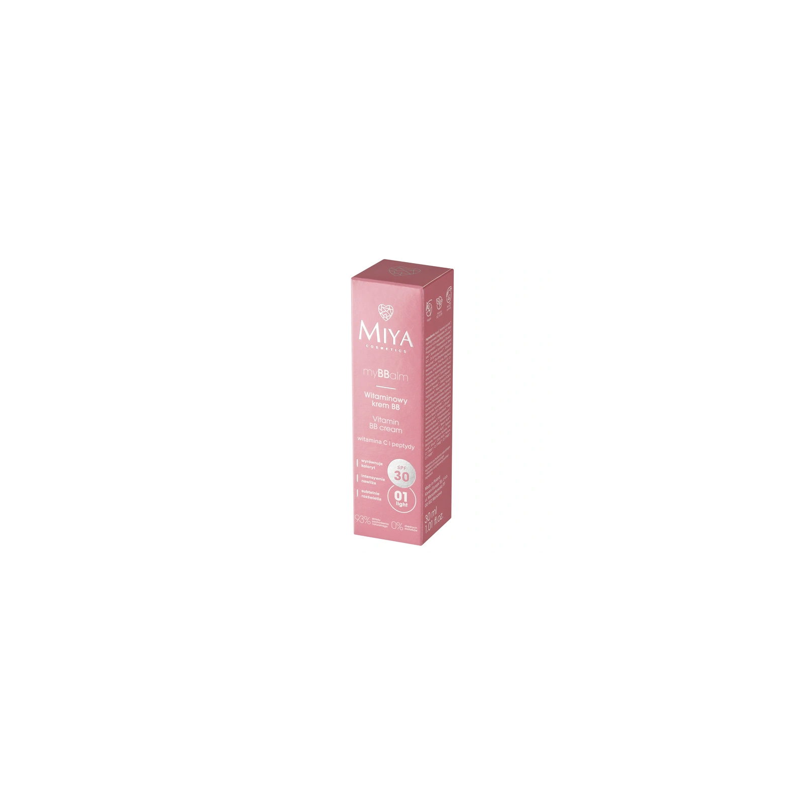 MIYA myBBalm witaminowy krem do twarzy nawilżająca 01 SPF30 30ml