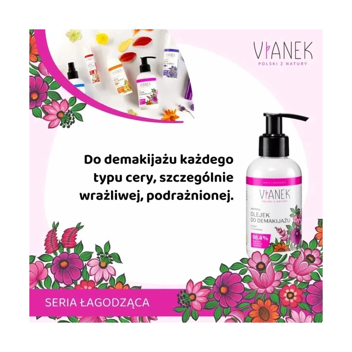 SYLVECO Vianek Łagodząca olejek do demakijażu 150ml
