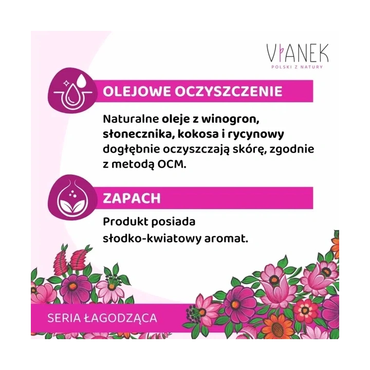 SYLVECO Vianek Łagodząca olejek do demakijażu 150ml