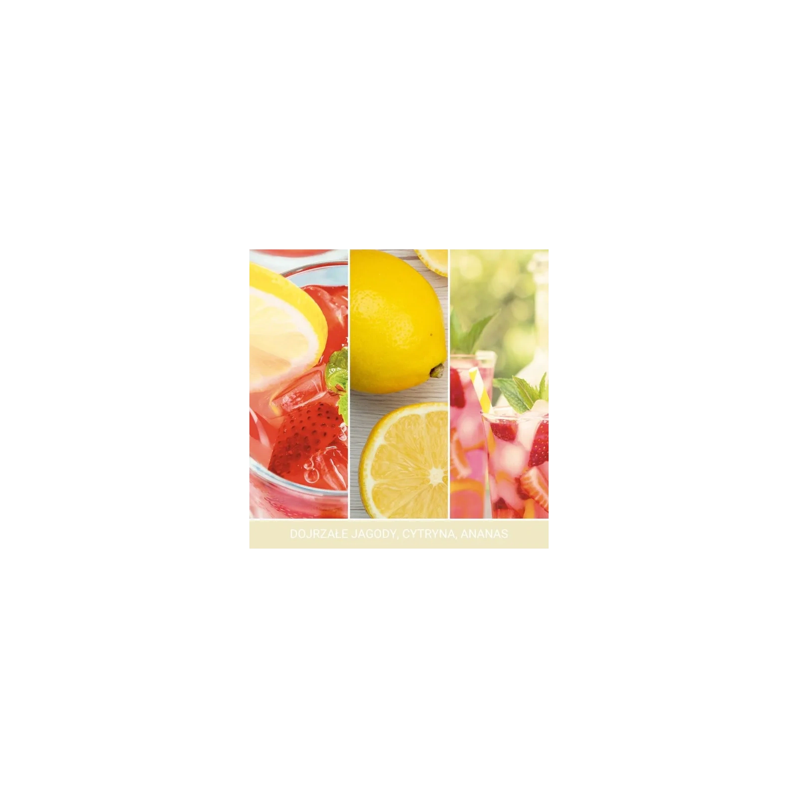 YANKEE CANDLE Signature Duża świeca w słoiku Iced BERRY LEMONADE 567g