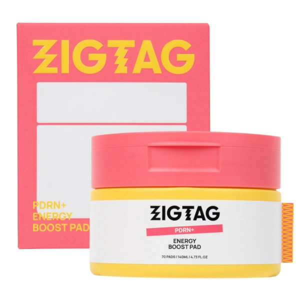 Zigtag ZIGTAG PDRN+ Energy Boost Pad płatki tonizujące do twarzy 70szt