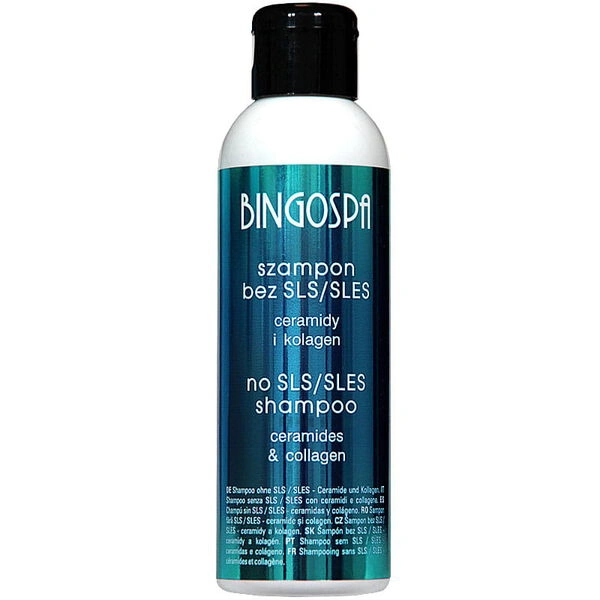 BINGOSPA szampon do włosów bez SLES / SLS Kolagen i Ceramidy 150ml