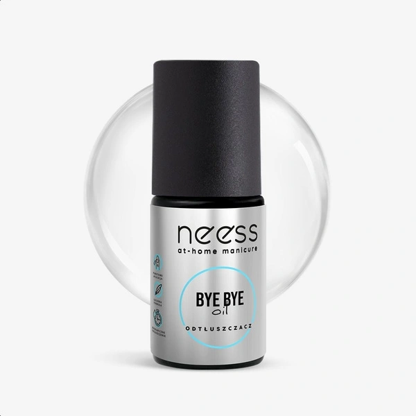 NEESS Bye Bye Oil odtłuszczacz do płytki paznokcia 5ml