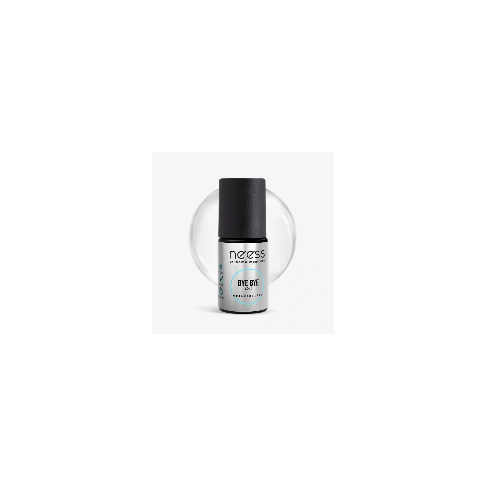 NEESS Bye Bye Oil odtłuszczacz do płytki paznokcia 5ml
