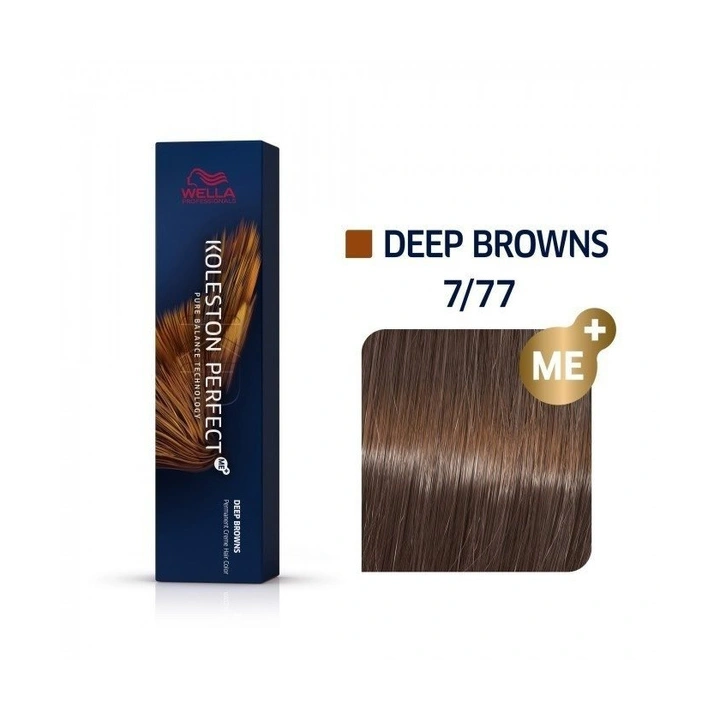 WELLA PROFESSIONALS Koleston Perfect farba Me+ Deep Browns 7/77