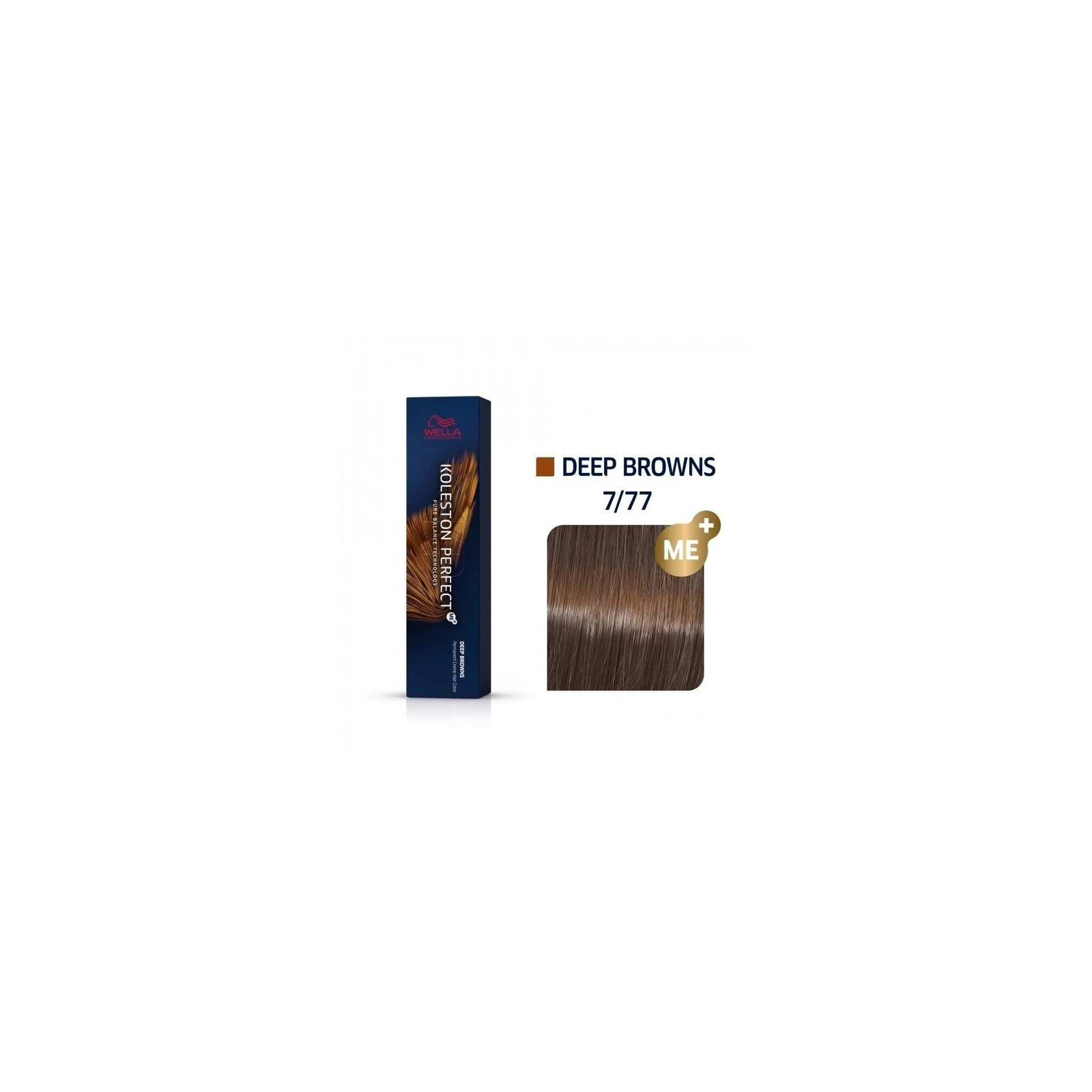 WELLA PROFESSIONALS Koleston Perfect farba Me+ Deep Browns 7/77