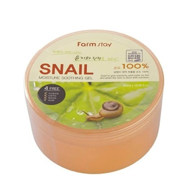 Farmstay FARMSTAY Moisture Soothing żel do twarzy i ciała nawilżający Snail 300ml
