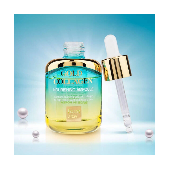 FARMSTAY Gold Collagen odżywcza ampułka 35ml