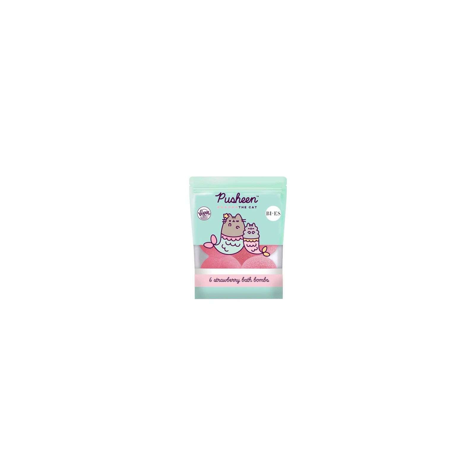 BIES Pusheen The Cat kule musujące do kąpieli 6x55g