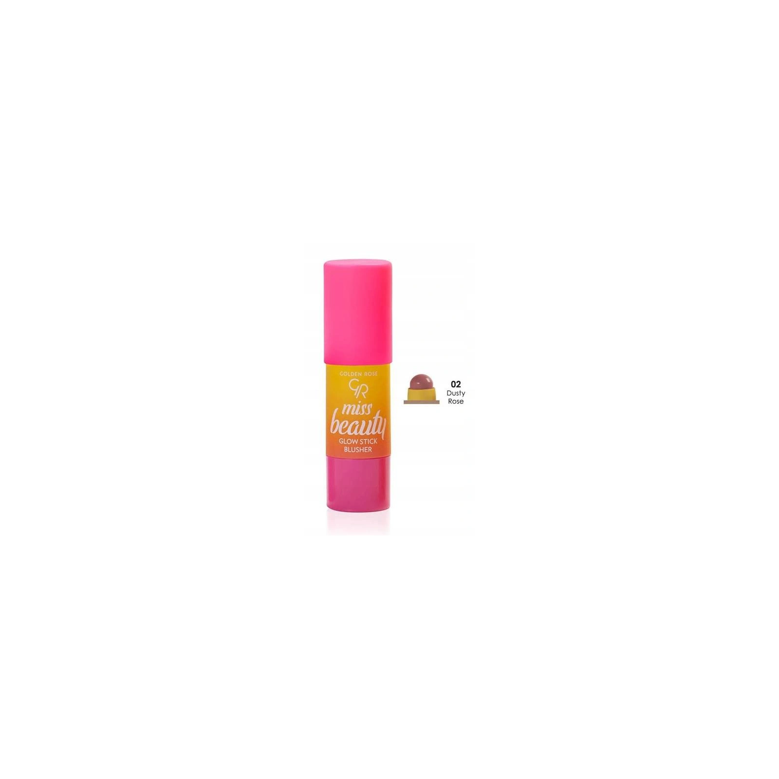 GOLDEN ROSE Miss Beauty Glow Stick róż w sztyfcie 02 Dusty rose 6g