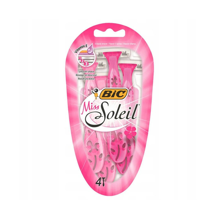 BIC Miss Soleil golarki 3-ostrzowe 4szt