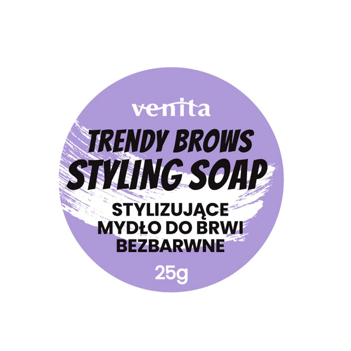 VENITA Trendy Brows mydełko do stylizacji brwi Bezbarwne 25g