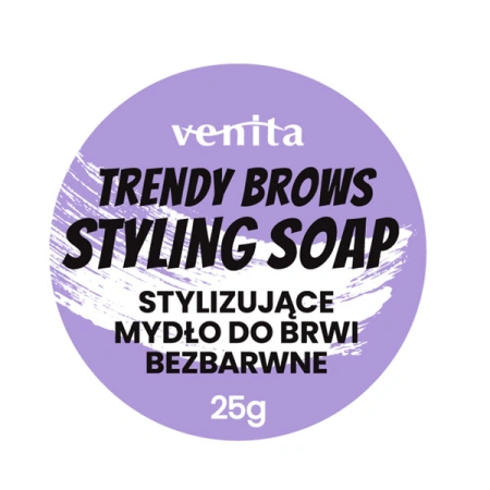VENITA Trendy Brows mydełko do stylizacji brwi Bezbarwne 25g