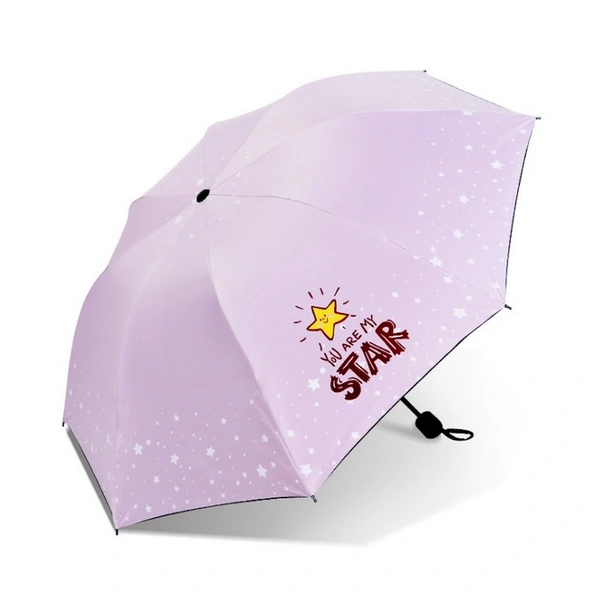 ECARLA parasol Star Różowy PAR06R