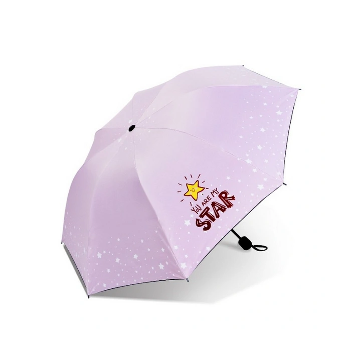 ECARLA parasol Star Różowy PAR06R