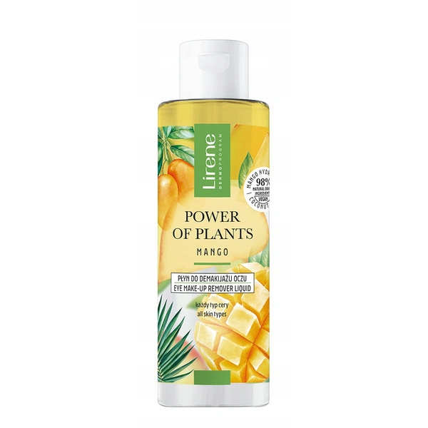 LIRENE Power Of Plants Mango płyn do demakijażu oczu 145ml
